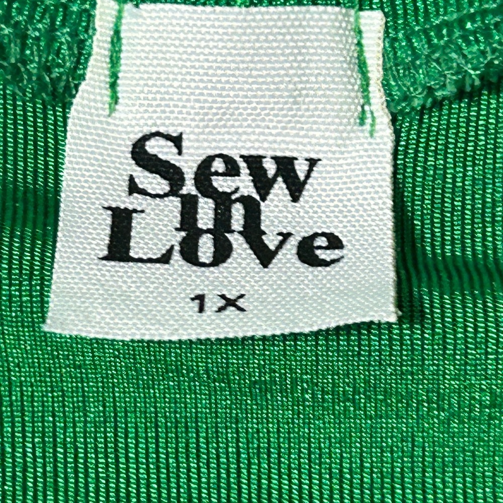 Sew In Love Emerald Green Blouse